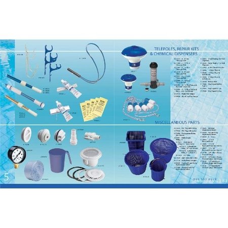 OCEAN BLUE WATER PRODUCTS Ocean Blue Water Products 101005 Plastic Pole Hangers 101005